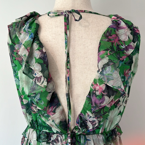 Adelyn Rae Addison Chiffon Floral Dress NWT - Picture 9 of 12